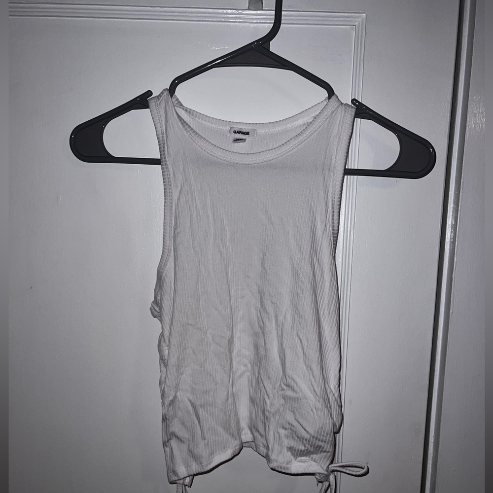 Garage White Tank top